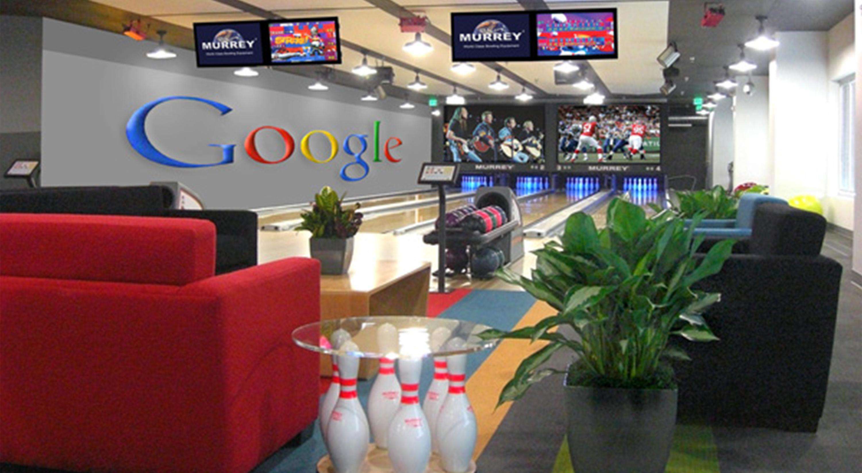 Google Office Bowling Alley