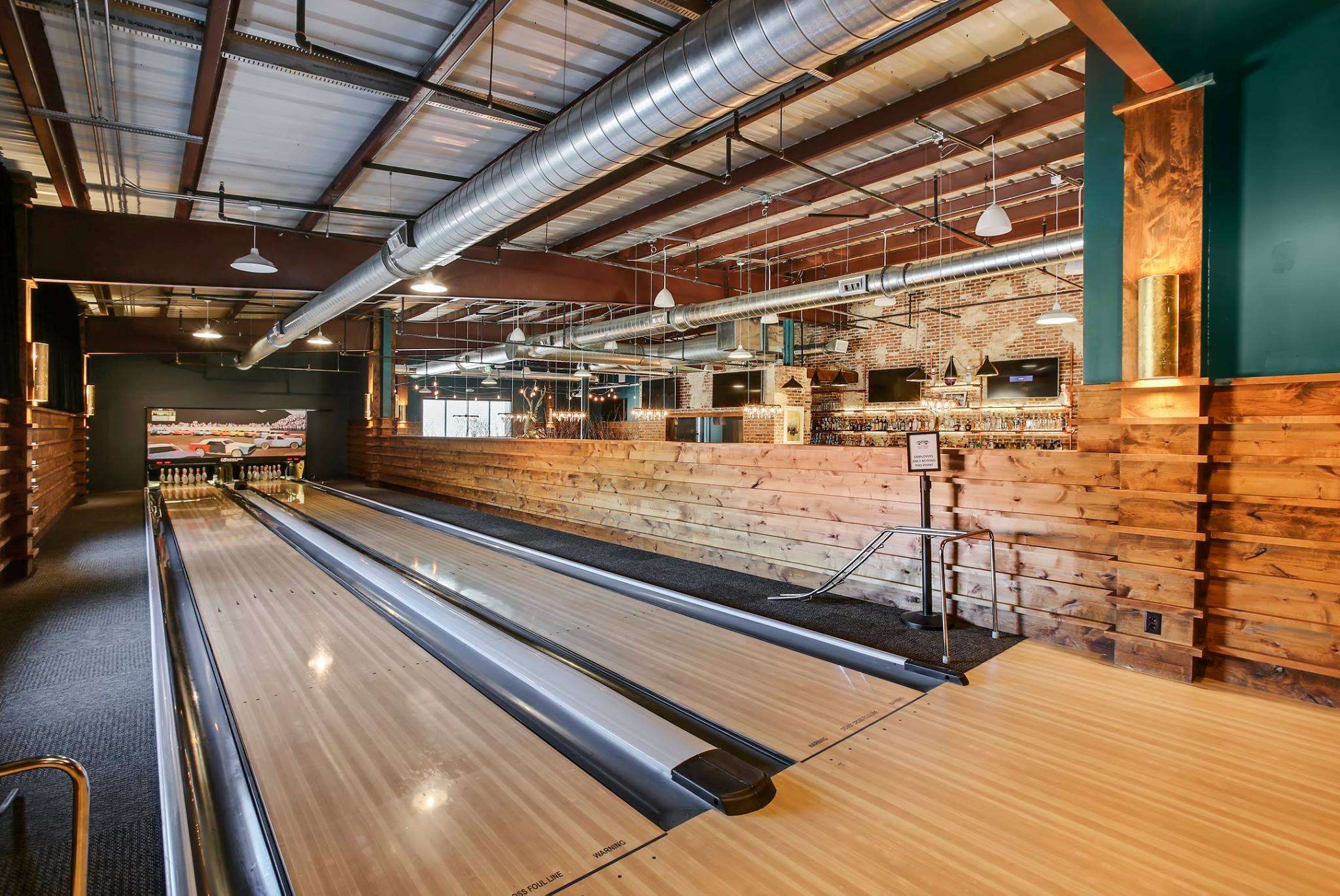 Local entrepreneur builds first-ever mobile bowling alley inside semi