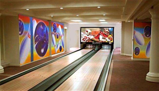 Install a home bowling alley