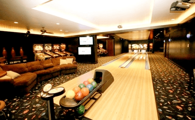 2 Lane Private Home Bowling Alley Installaiton